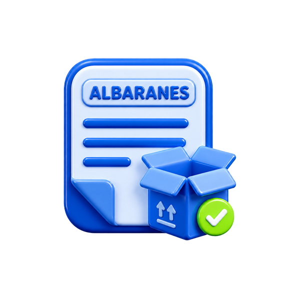 Módulo de albaranes de la aplicación BeFactu