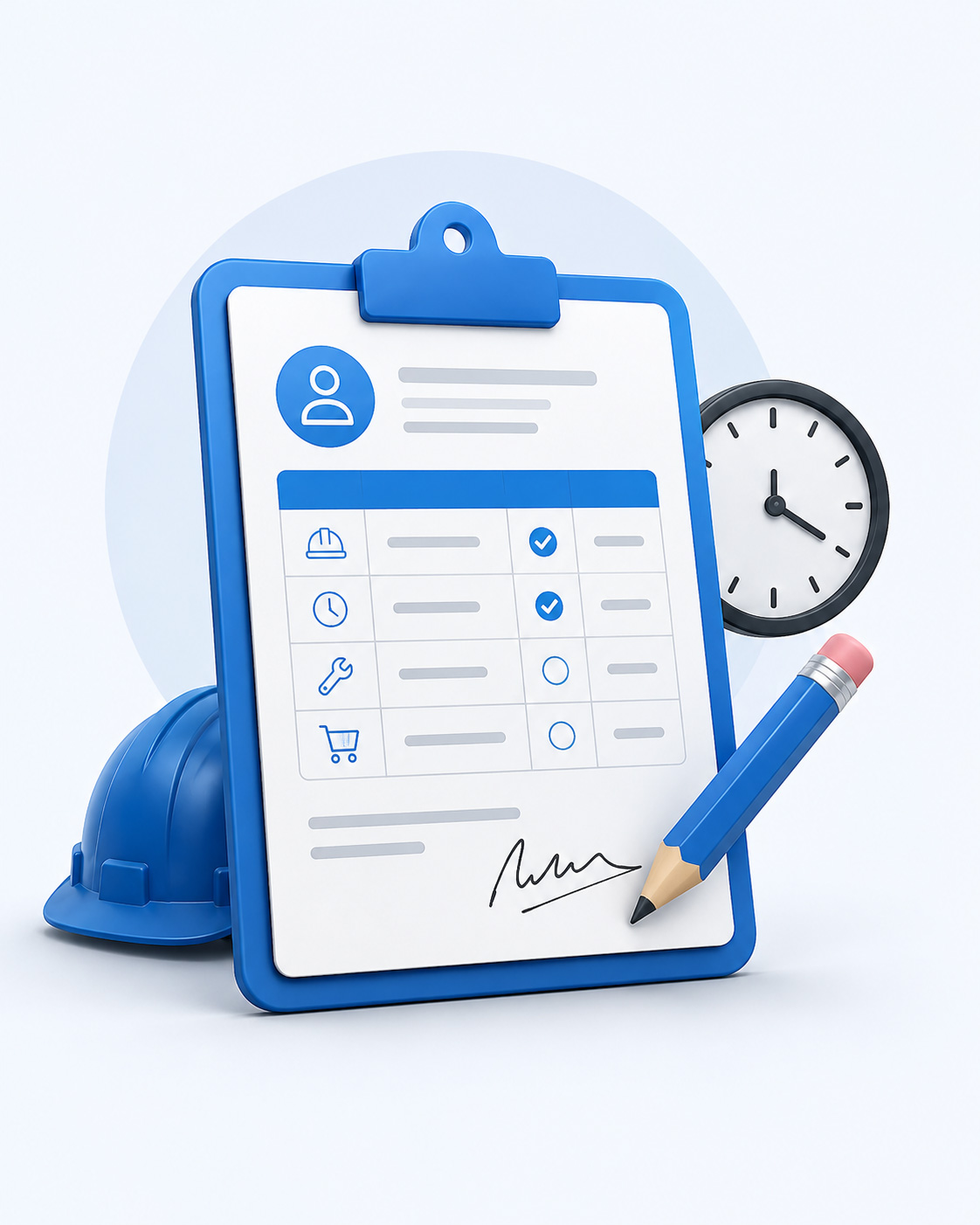 Parte de trabajo digital con tareas, horas, materiales y firma en BeFactu